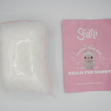 beginner crochet kit Bella the bunny pamphlet written and video tutorials and stuffing.